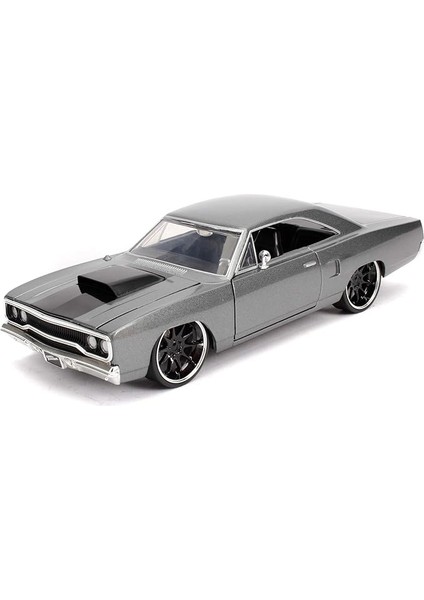253203054, Hızlı ve Öfkeli 1970 Plymouth, 1:24 Ölçek, Die-Cast( Metal ), Açılabilir Bagaj Kaput ve Kapılar, Fast &amp; Furious 1970 Plymouth