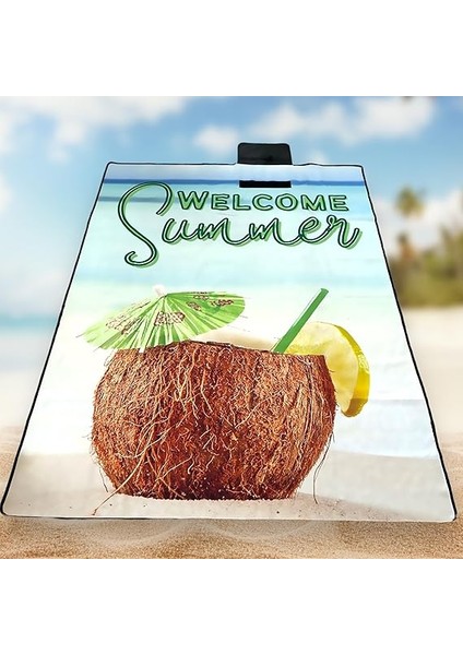 Plaj Havlusu, Piknik Örtüsü, Plaj Matı, Çantalı Plaj Hasırı,kamp Battaniyesi, Kamp Matı, Katlanabilir, Hafif, Su Geçirmez, Kum Geçirmez (Hindistan Cevizi) modelleri