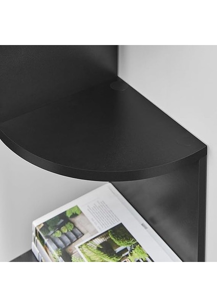 Köşe Rafı, 5 Raflı Duvar Rafı, Asma Raf, Mutfak, Yatak Odası, Oturma Odası, Çalışma Odası, Ofis Için, Siyah LBC20BK indirimleri