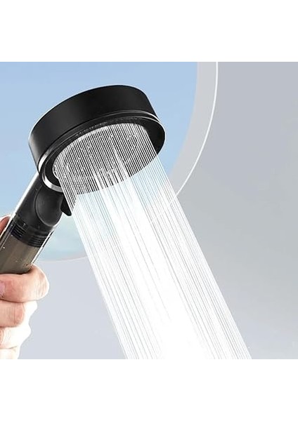 Turbo Filtreli Duş Başlığı, Yüksek Basınçlı Filtreli El Duşu, 5 Fonksiyonlu Filtreli Duş Başlığı, Filtreli El Duşu (Black) indirimleri