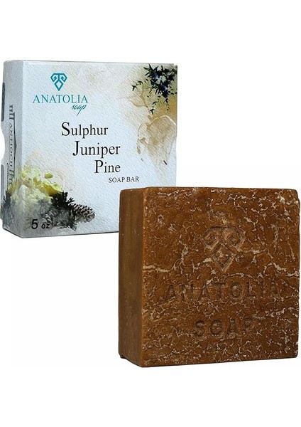 Soap 1978 Antioch Koleksiyonu Çam Ardıç Kükürt Doğal Özel Üretim Egzama Sivilce 1 Kalıbı 130 Gr. Tekli Paket