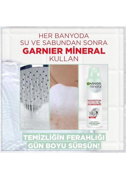 Mineral Magnezyum Ultra Kuru Sprey Deodorant modelleri