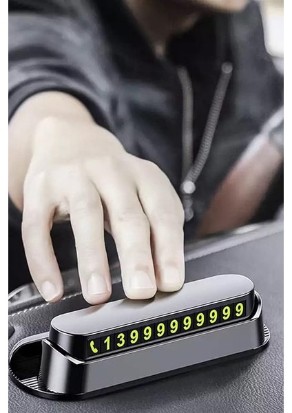 Araç Içi Numaratör Oto Telefon Park Numaratörü Ön Cam Torpido