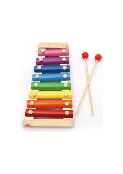 Ahşap Selefon 8 Nota 8 Ton 8 Tuşlu Ahşap Selefon - Oyuncak Ahşap Selefon Oyun modelleri