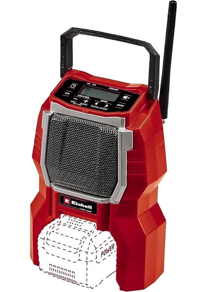 Akülü Radyo Tc-Ra 18 Li Bt - Solo Power X-Change (Li-Ion, 18 V, 10 W Hoparlör, Bluetooth, Otomatik Kanal Arama, Aydınlatmalı LCD Ekran, Akü ve Şarj Cihazı Dahil Değildir) - 3408017