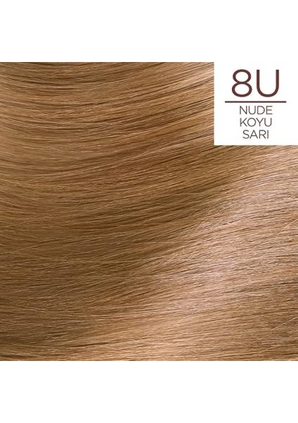 Parıs Excellence Creme Nude Renkler Saç Boyası - 8u Nude Koyu Sarı fiyatları