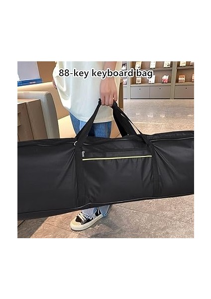 88 Anahtar Elektronik Piyano Çantası Oxford Kumaş Taşınabilir Elektrikli Piyano Saklama Çantası Elektrikli Piyano Klavyesi Için Kulplu Çanta indirimleri