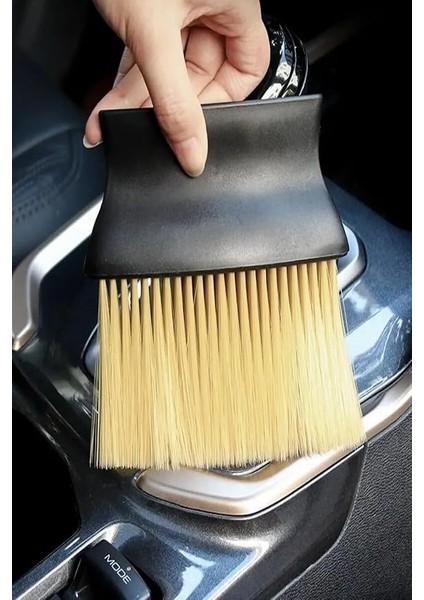 Yumuşak Kıllı Oto Araç Temizlik Bakım Toz Giderme Fırça Seti Toz Alma Püskülü
