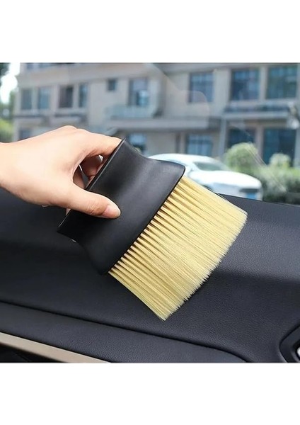Yumuşak Kıllı Oto Araç Temizlik Bakım Toz Giderme Fırça Seti Toz Alma Püskülü modelleri