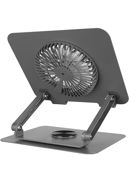 Wlue Alüminyum Laptop ve Tablet Standı, Manyetik Fanlı, Magsafe Uyumlu Telefon Tutuculu, 10-17.3 Inç, Soğutucu indirimleri