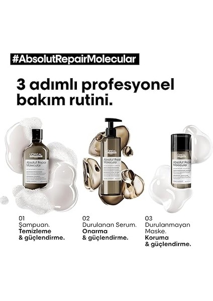 Professionnel Paris Serie Expert Absolut Repair Molecular Tüm Yıpranmış Saçlar Için Arındırıcı Şampuan 500ML fiyatları