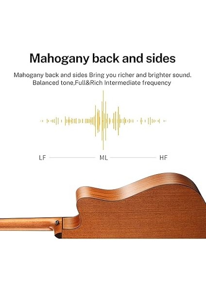 Dag-1cl Solak Akustik Gitar Paketi (Natural) fırsatları
