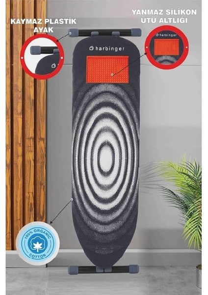 Harbinger MM148 Ankaboard Ütü Masası (Silikon Ütü Altlığı Hediye!) fırsatları