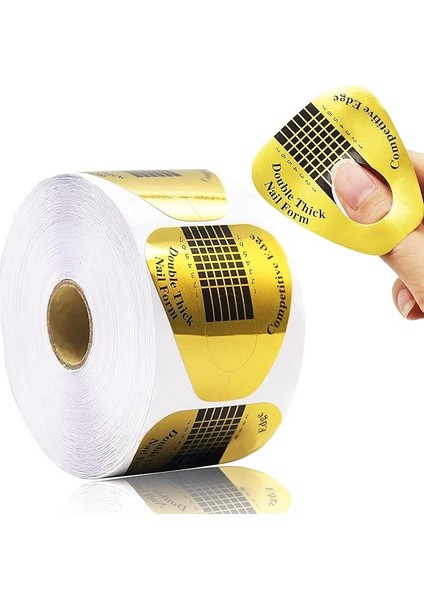 Lü Gold Protez Tırnak Şablon Alt Form