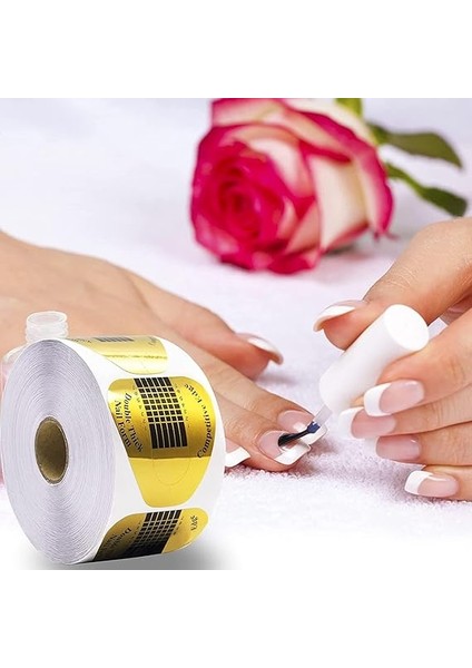 Lü Gold Protez Tırnak Şablon Alt Form fiyatları