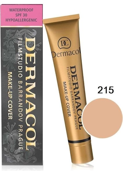 Make-Up Cover Su Geçirmez Hipoalerjenik Spf 30 #215 (Tüm Akne Izleri ve Dövmeleri Kapatır) fiyatları