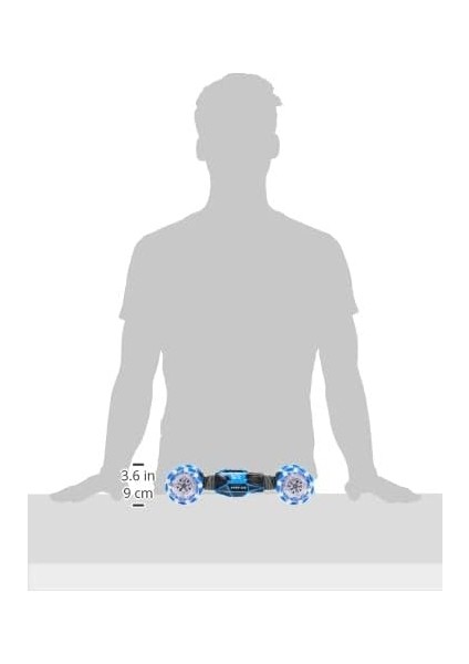 Extreme Crosslander, Off-Road Uzaktan Kumandalı Araba, 12 Km/saate Kadar, Işık Efektleri, Uzaktan ve Hareket Kontrol Bileziği Dahil, Müzik, Şarj Edilebilir, RC50 modelleri