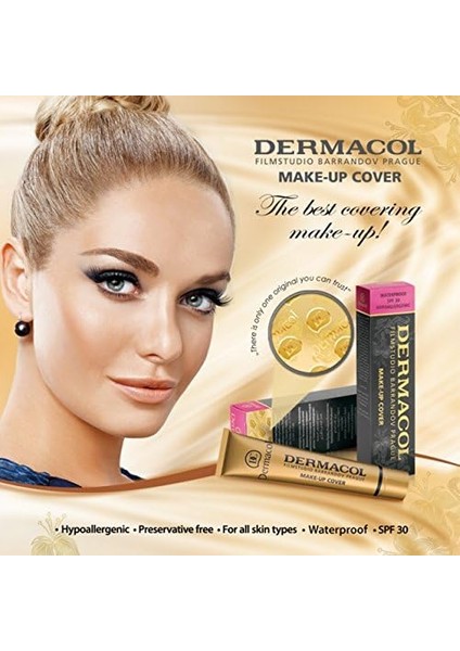Make-Up Cover Su Geçirmez Hipoalerjenik Spf 30 #215 (Tüm Akne Izleri ve Dövmeleri Kapatır) indirimleri