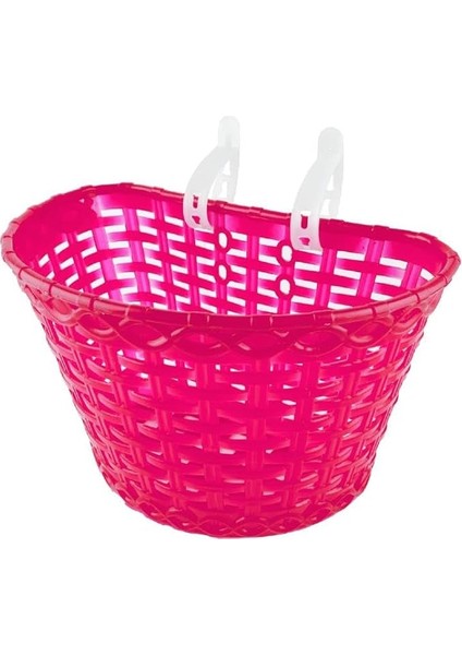Jant Uyumlu Hasır Desenli Plastik Çocuk Bisikleti Ön Sepet