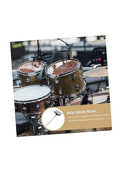 Ergonomik Davul Pedalı Çırpıcı Keçe Kare Düz Taban Bas Davul Aksesuar Davul Yedek Parçaları modelleri