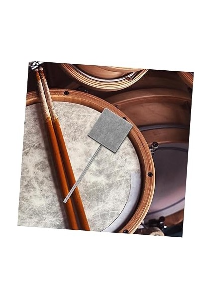 Ergonomik Davul Pedalı Çırpıcı Keçe Kare Düz Taban Bas Davul Aksesuar Davul Yedek Parçaları indirimleri