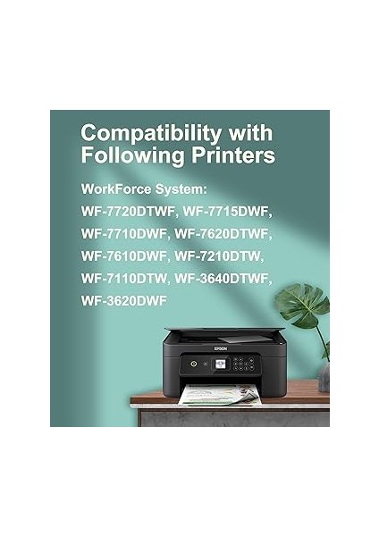 Workforce WF-3620 WF-3620 Için Epson 27 Xl Için Ogouguan 27XL Mürekkep Kartuşu Değiştirme WF-3640 WF-7110 WF-7210 WF-7610 WF-7620 WF-7715 WF-7720 (1 Siyah, 1 Camgöbeği, 1 Macenta, 1 Sarı) fiyatları