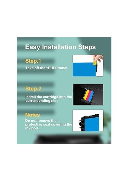 Workforce WF-3620 WF-3620 Için Epson 27 Xl Için Ogouguan 27XL Mürekkep Kartuşu Değiştirme WF-3640 WF-7110 WF-7210 WF-7610 WF-7620 WF-7715 WF-7720 (1 Siyah, 1 Camgöbeği, 1 Macenta, 1 Sarı) fırsatları