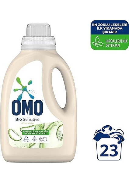 Bio Sensitive Sıvı Deterjan Aloe Vera Özlü Hipoalerjenik 1500 ml fiyatları