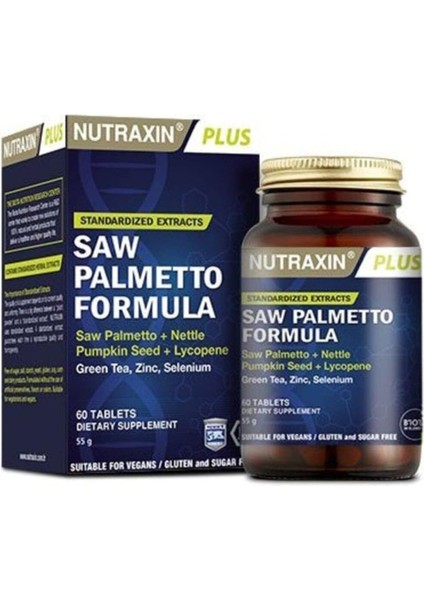 Saw Palmetto Formula 60 Tablet Takviye Edici Gıda