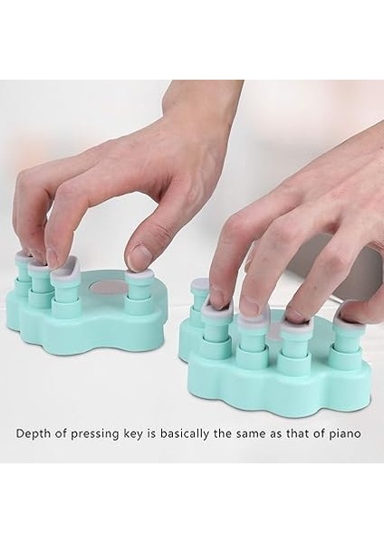 Parmak Eğitmenleri, Piyano Parmak Eğitim Cihazı El Düzeltici Gücü Egzersiz Gitar Piyano Için Anti Katlanır Düğme (Green) fiyatları
