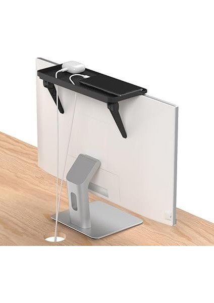 TA53 Ayarlanabilir Tv Üstü Depolama Tutucu, Ekran Monitör Üst Raf, Cep Telefonu Standı,medya Kutuları ve Oyun Konsolu Kumanda Tutucu Ev Ofis Için Özel Tasarlanmış Monitör Tv Ekran Rafı fırsatları