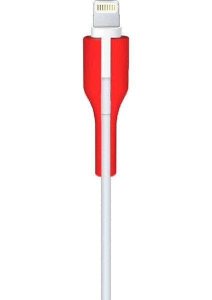 Suit iPhone Lighting Kablo Koruyucu, Konnektör (Kırmızı)