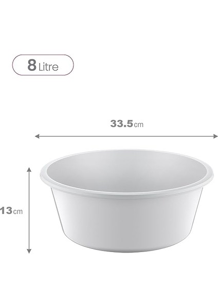3 No Renkli Badya (8 Lt) Beyaz fiyatları