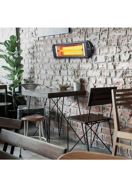 Ex 23 Süper Ecoray 2300 Watt Infrared Isıtıcı Duvar Tipi 2300W Kolay Temizlenir Siyah modelleri