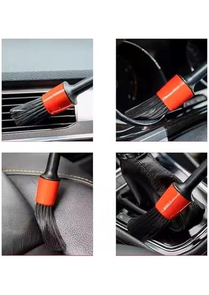 Hoala 5' Li Oto Detay Fırça Seti, Farklı Boyutlarda Oto Detay Fırça modelleri