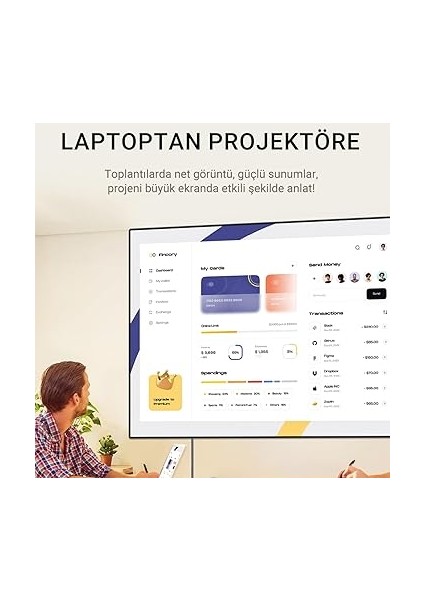 Dp To HDMI Kablo 8k 60Hz 4K 240Hz Hdr 3D 48GBPS Örgülü Displayport To HDMI Kablo 2 Metre fırsatları