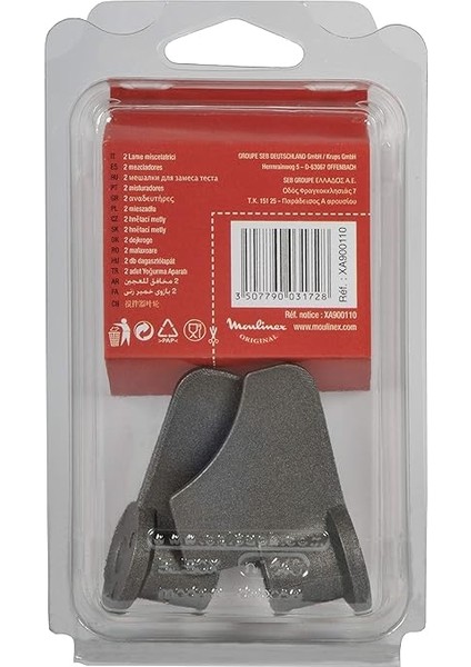 XA900110 Ekmek Makinesi Için 2 Kanatlı Home Bread Xxl/home Bread Baget modelleri