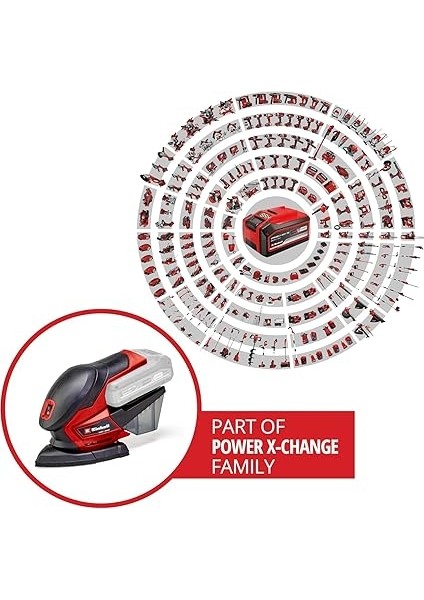 Te-Os 18/150 Li Solo, Çok Amaçlı Zımpara modelleri