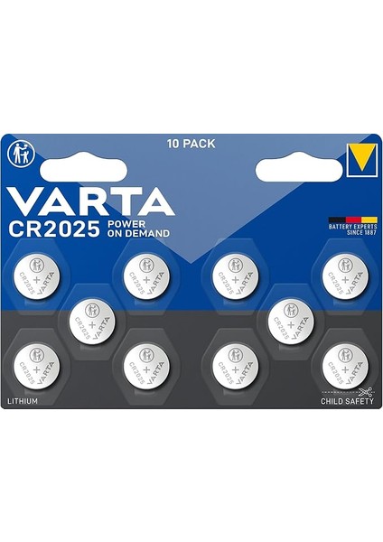 Power On Demand CR2025 Blı 1X10