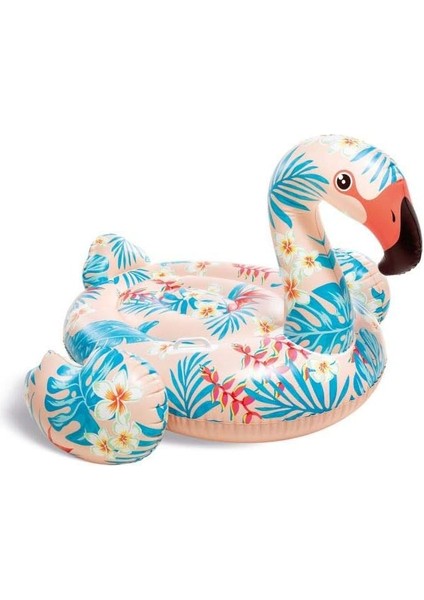 - Şişirilebilir Tropik Flamingo, 142 x 137 x 97 cm