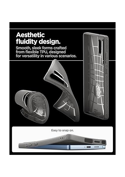 Galaxy S25 Ultra Ince Kılıf Liquid Air Hava Kanalı Teknolojisi™ Askeri Sınıf Koruma Granite Gray Dokulu Yüzey Kapak - ACS08954 indirimleri