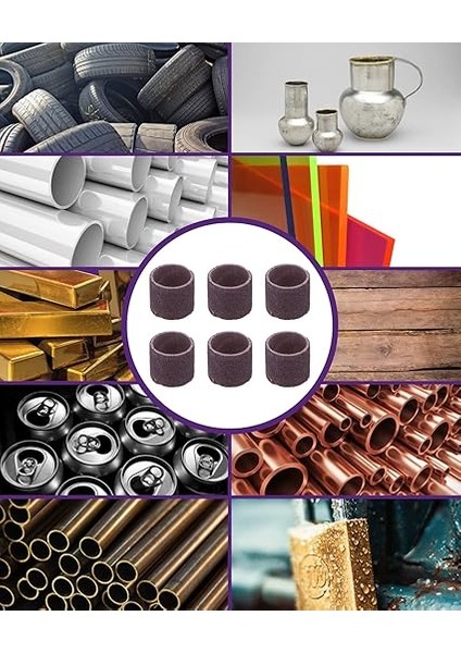 432 Bant Zımpara, Ahşap ve Plastikte, 13 Mm, 120 Kumlu, 6'lı modelleri