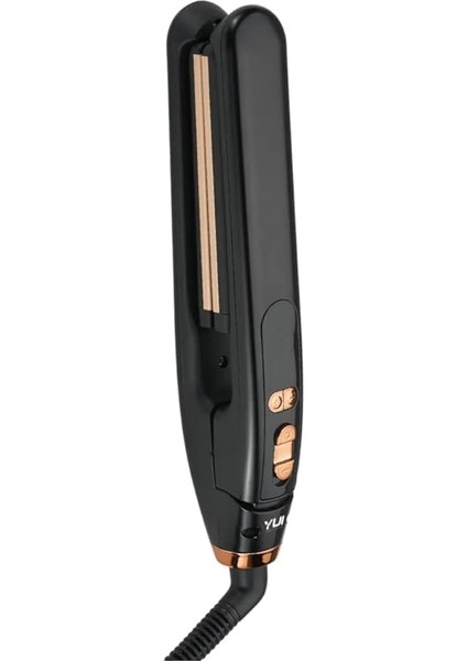 KB2006 Seramik Plaka LED Ekran Mini Saç Düzleştirici ve Şekillendirici Maşa Siyah fiyatları