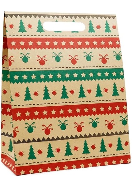 Design 25X32 Yılbaşı Işıltısı El Geçme Karton Çanta, Hediye Kutusu fiyatları