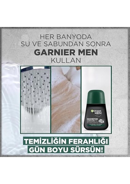 3'lü Men Magnezyum Ultra Kuru Roll-On Deodorant Seti fırsatları