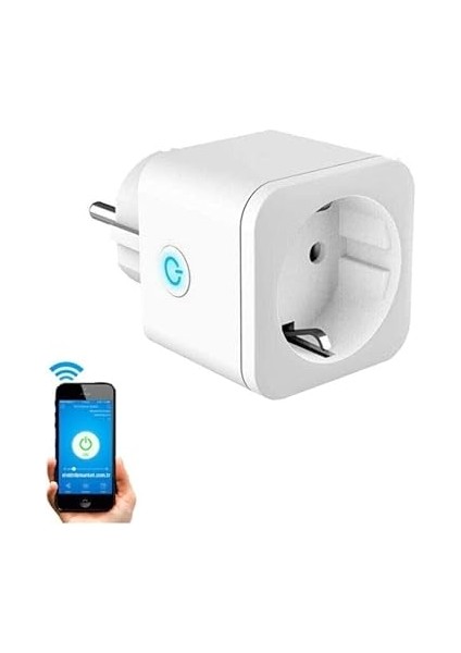 Uzaktan Telefonla Kontrol Edilebilir Wi-Fi Akıllı Priz