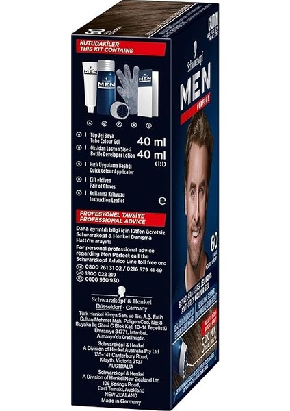 Men Perfect Saç Boyası 60 - Kahve, 80 ml fırsatları