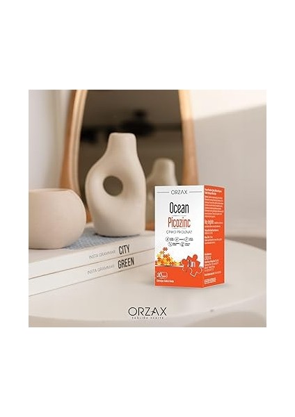Orzax Ocean Picozinc Takviye Edici Gıda 30 Kapsül indirimleri