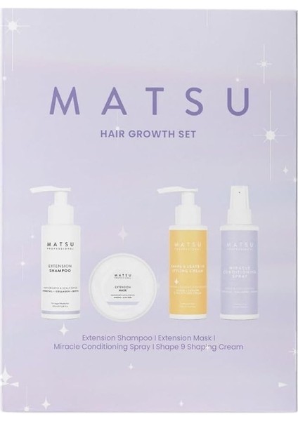 Professional Hair Growth, Mini Saç Uzatma Seti, 400 ml
