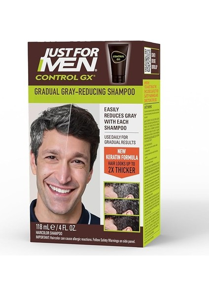 For Men Control Gx Saç Siyahlaştırıcı Şampuan 118 ml
